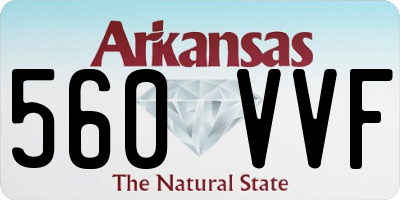 AR license plate 560VVF