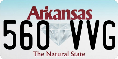 AR license plate 560VVG