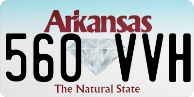 AR license plate 560VVH