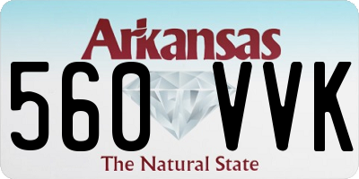 AR license plate 560VVK