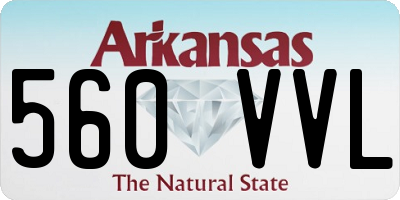 AR license plate 560VVL