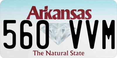 AR license plate 560VVM