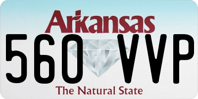 AR license plate 560VVP