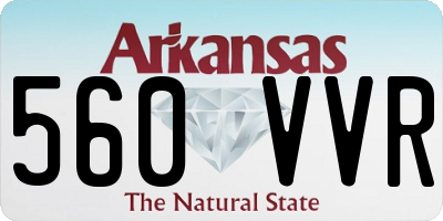 AR license plate 560VVR
