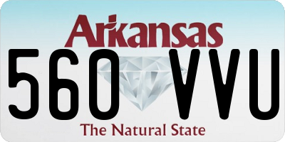AR license plate 560VVU