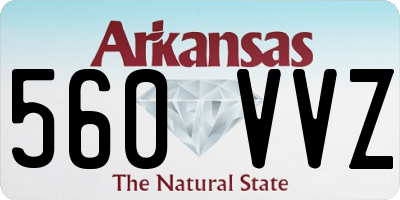 AR license plate 560VVZ