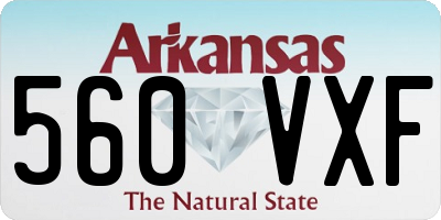 AR license plate 560VXF