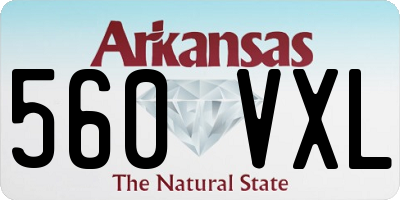 AR license plate 560VXL