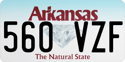 AR license plate 560VZF