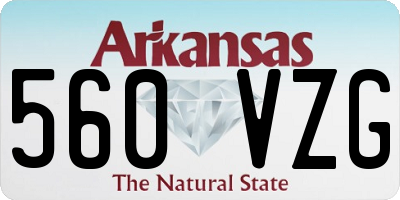 AR license plate 560VZG