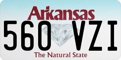 AR license plate 560VZI