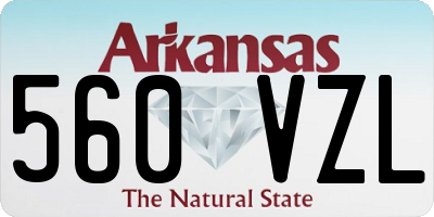 AR license plate 560VZL