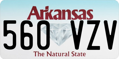 AR license plate 560VZV
