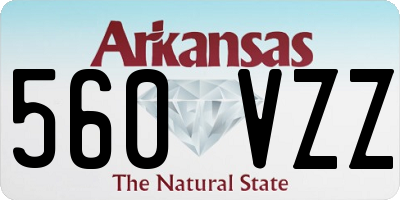 AR license plate 560VZZ