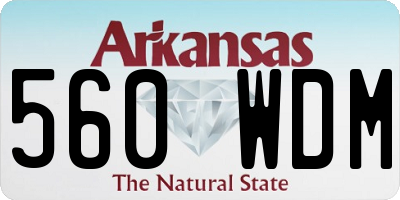 AR license plate 560WDM