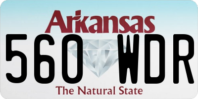AR license plate 560WDR