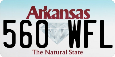 AR license plate 560WFL