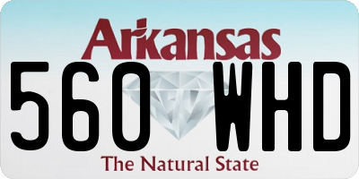 AR license plate 560WHD