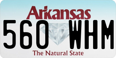 AR license plate 560WHM