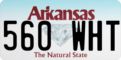 AR license plate 560WHT
