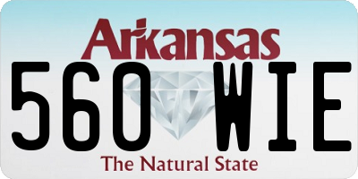 AR license plate 560WIE