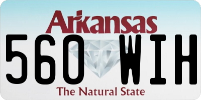 AR license plate 560WIH