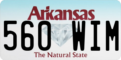AR license plate 560WIM
