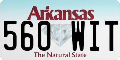 AR license plate 560WIT