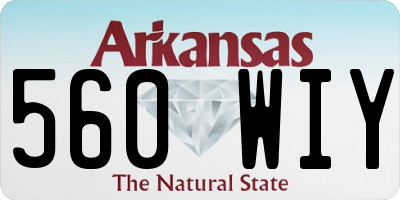 AR license plate 560WIY