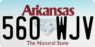 AR license plate 560WJV
