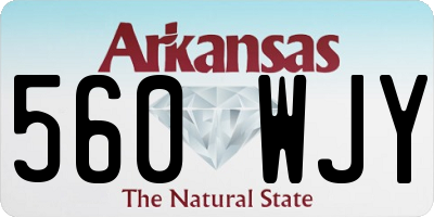 AR license plate 560WJY
