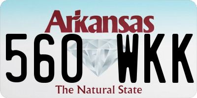 AR license plate 560WKK