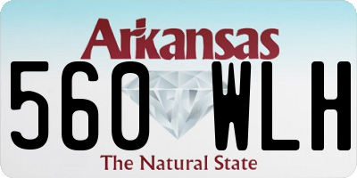 AR license plate 560WLH