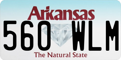 AR license plate 560WLM