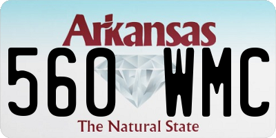 AR license plate 560WMC