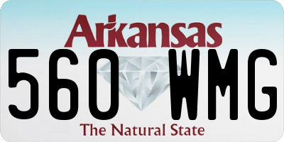 AR license plate 560WMG