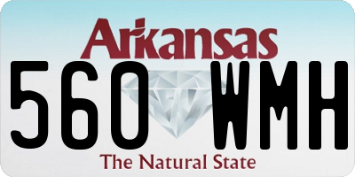 AR license plate 560WMH