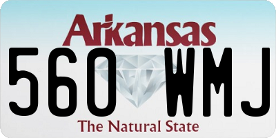 AR license plate 560WMJ