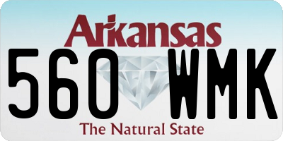 AR license plate 560WMK