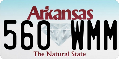 AR license plate 560WMM
