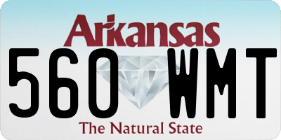 AR license plate 560WMT