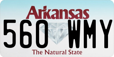 AR license plate 560WMY