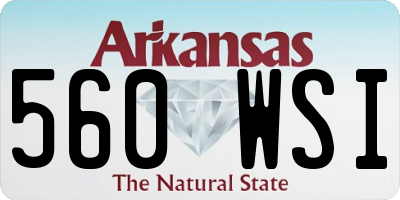 AR license plate 560WSI