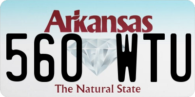 AR license plate 560WTU