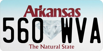 AR license plate 560WVA