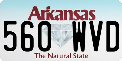 AR license plate 560WVD
