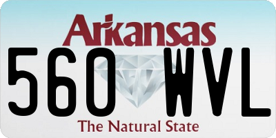 AR license plate 560WVL