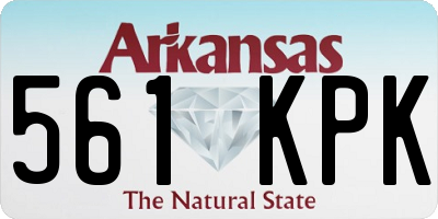 AR license plate 561KPK