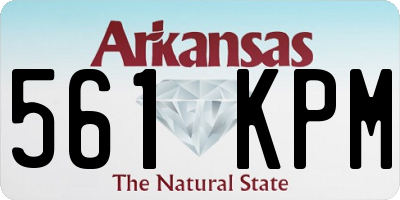 AR license plate 561KPM