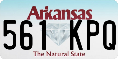 AR license plate 561KPQ